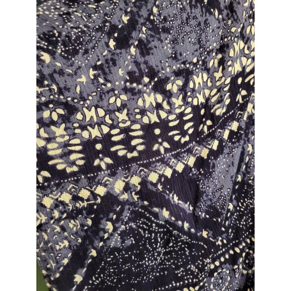 New Blue Boho Open Kimono Topper Tassels Altar'd State Sz M/L - Picture 3 of 8